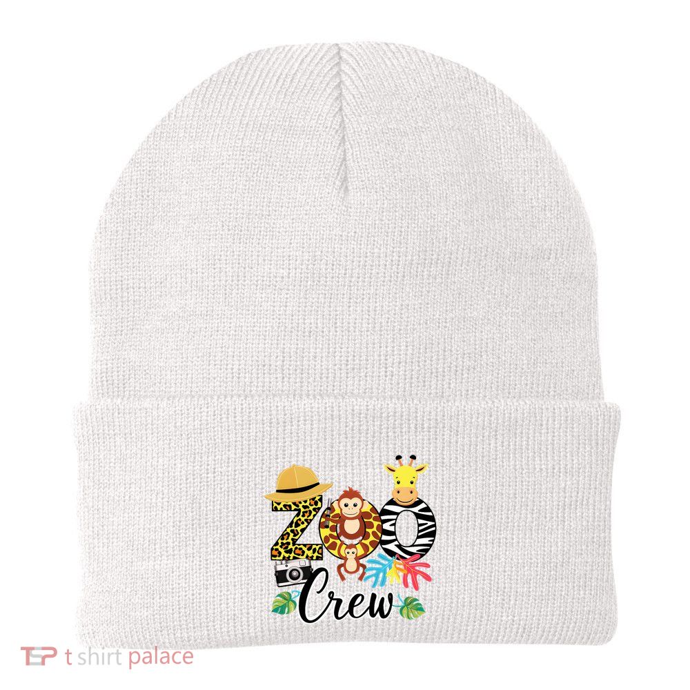 Zoo Giraffe Crew Safari Animal Zoo Keeper Costume Gifts Beanie