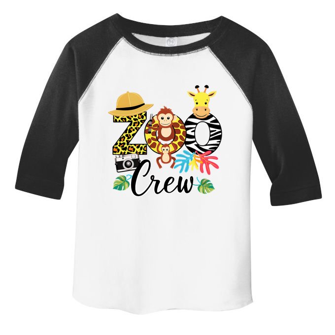 Zoo Giraffe Crew Safari Animal Zoo Keeper Costume Gifts Toddler Fine Jersey T-Shirt