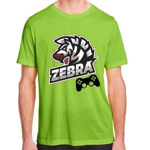 Zebra Gamer Controller Graphic Design For Gamer Kids Adult ChromaSoft Performance T-Shirt