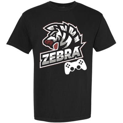 Zebra Gamer Controller Graphic Design For Gamer Kids Garment-Dyed Heavyweight T-Shirt