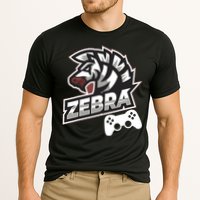 Zebra Gamer Controller Graphic Design For Gamer Kids Cooling Performance Crew T-Shirt
