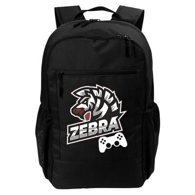 Zebra Gamer Controller Graphic Design For Gamer Kids Backpack