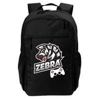 Zebra Gamer Controller Graphic Design For Gamer Kids Backpack