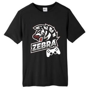 Zebra Gamer Controller Graphic Design For Gamer Kids Tall Fusion ChromaSoft Performance T-Shirt