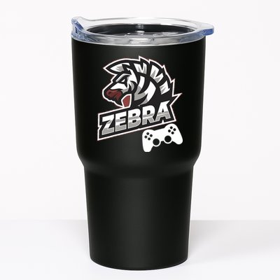 Zebra Gamer Controller Graphic Design For Gamer Kids Tumbler