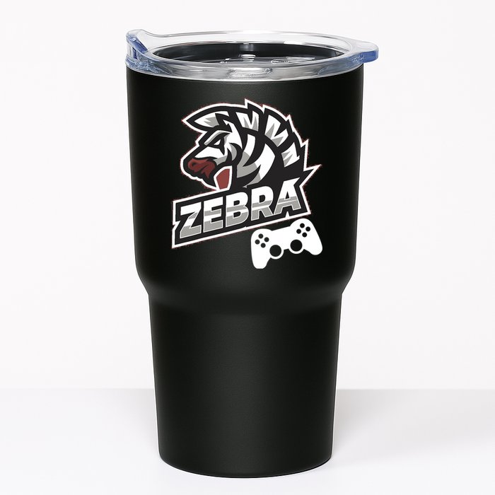 Zebra Gamer Controller Graphic Design For Gamer Kids Tumbler