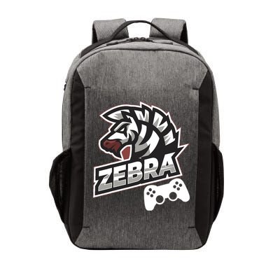 Zebra Gamer Controller Graphic Design For Gamer Kids Vector Backpack