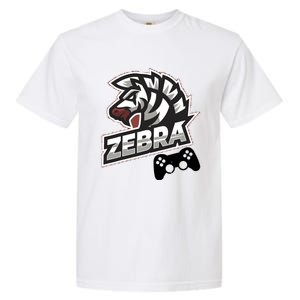 Zebra Gamer Controller Graphic Design For Gamer Kids Garment-Dyed Heavyweight T-Shirt