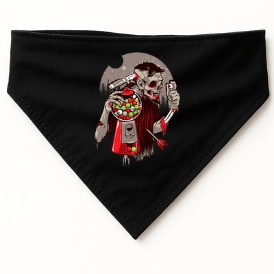 Zombie Gumballs Eyes Brains Halloween USA-Made Doggie Bandana