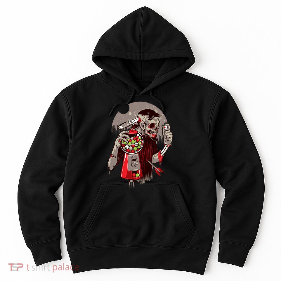 Zombie Gumballs Eyes Brains Halloween Hoodie