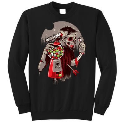 Zombie Gumballs Eyes Brains Halloween Sweatshirt