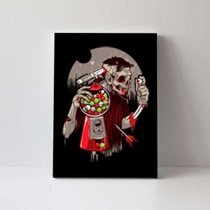 Zombie Gumballs Eyes Brains Halloween Canvas