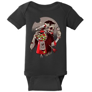 Zombie Gumballs Eyes Brains Halloween Baby Bodysuit