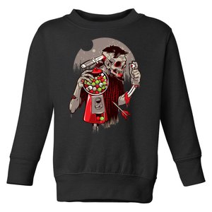 Zombie Gumballs Eyes Brains Halloween Toddler Sweatshirt