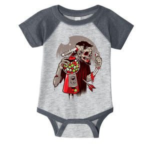 Zombie Gumballs Eyes Brains Halloween Infant Baby Jersey Bodysuit