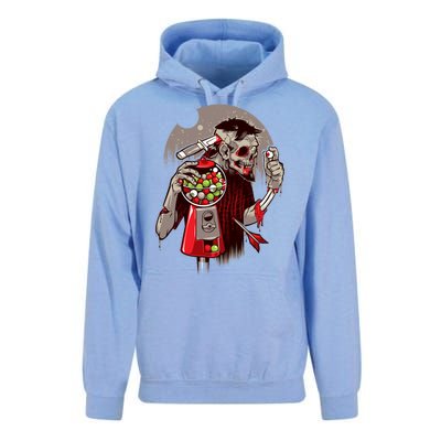 Zombie Gumballs Eyes Brains Halloween Unisex Surf Hoodie