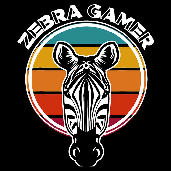 Zebra Gamer Gaming Graphic Design For Gamer Cooling Performance Crew T-Shirt
