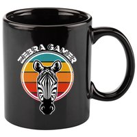 Zebra Gamer Gaming Graphic Design For Gamer 11oz C Handle Ceramic Mug