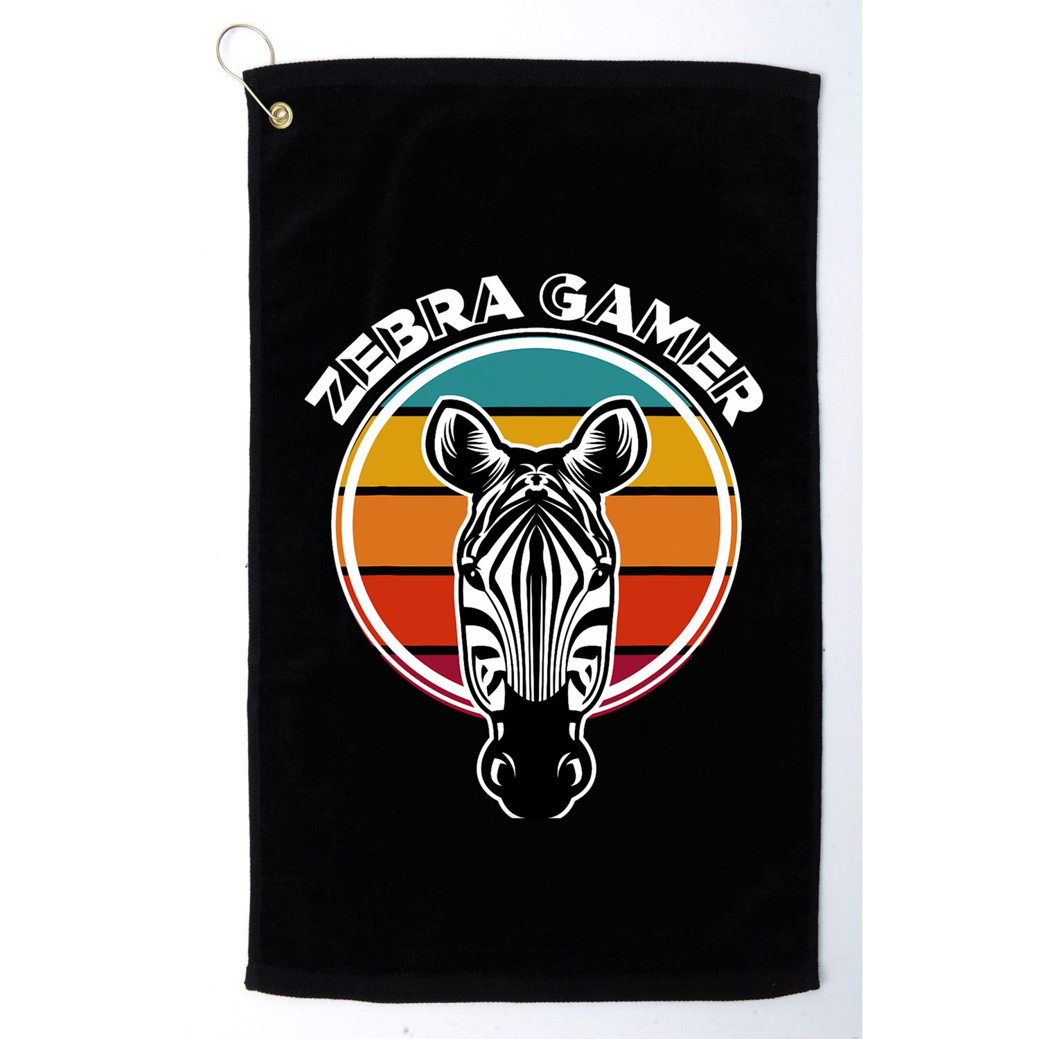 Zebra Gamer Gaming Graphic Design For Gamer Golf Towel