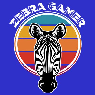 Zebra Gamer Gaming Graphic Design For Gamer T-Shirt