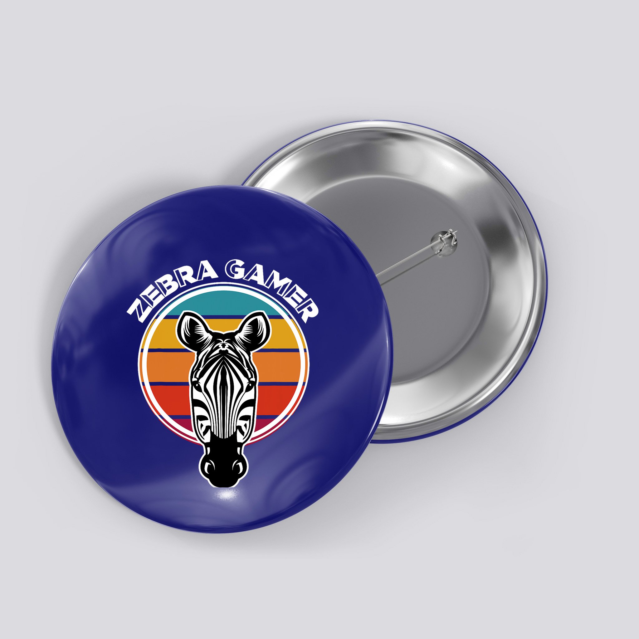 Zebra Gamer Gaming Graphic Design For Gamer Button