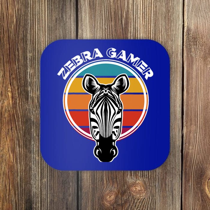 Zebra Gamer Gaming Graphic Design For Gamer Coaster