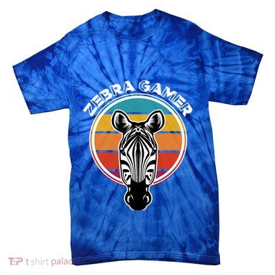 Zebra Gamer Gaming Graphic Design For Gamer Tie-Dye T-Shirt