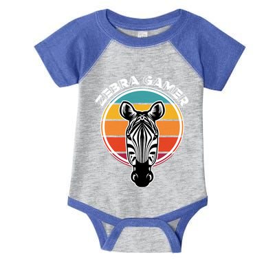 Zebra Gamer Gaming Graphic Design For Gamer Infant Baby Jersey Bodysuit