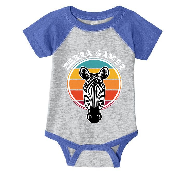 Zebra Gamer Gaming Graphic Design For Gamer Infant Baby Jersey Bodysuit