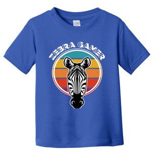 Zebra Gamer Gaming Graphic Design For Gamer Toddler T-Shirt