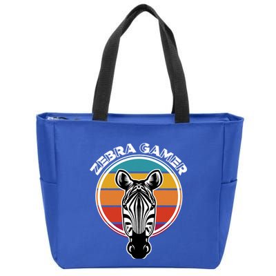 Zebra Gamer Gaming Graphic Design For Gamer Zip Tote Bag