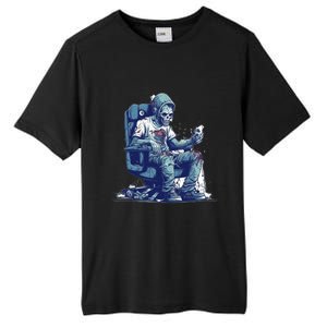 Zombie Gamer Halloween Costume Gaming Videogame Controller Cool Gift Tall Fusion ChromaSoft Performance T-Shirt