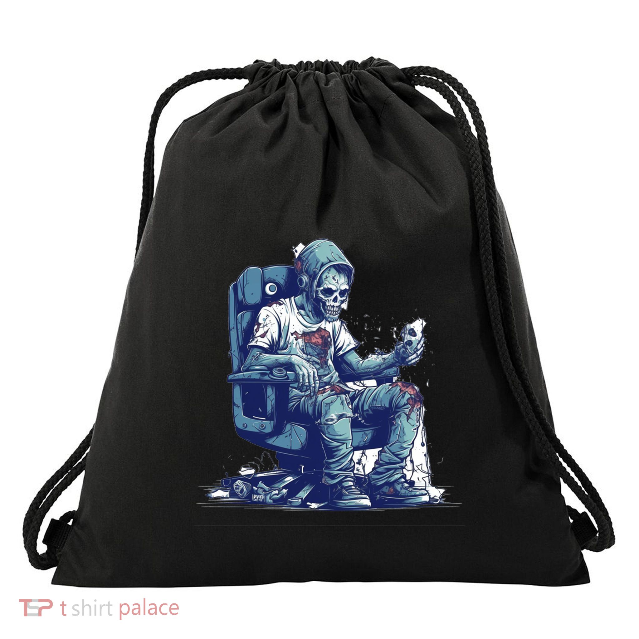 Zombie Gamer Halloween Costume Gaming Videogame Controller Cool Gift Drawstring Bag