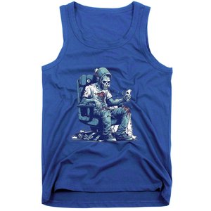 Zombie Gamer Halloween Costume Gaming Videogame Controller Cool Gift Tank Top