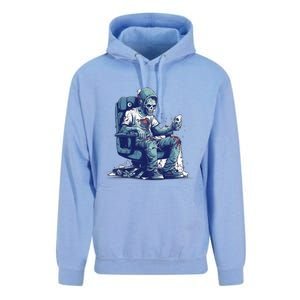 Zombie Gamer Halloween Costume Gaming Videogame Controller Cool Gift Unisex Surf Hoodie