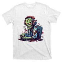 Zombie Gamer Halloween Costume Gaming Video Game Controller T-Shirt