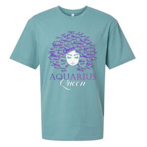 Zodiac gift of retro mermaid art for Aquarius Sueded Cloud Jersey T-Shirt