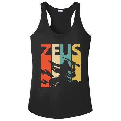 Zeus God Of Thunder Greek Mythology Gift Ladies PosiCharge Competitor Racerback Tank