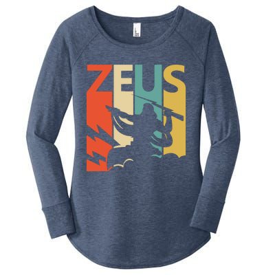 Zeus God Of Thunder Greek Mythology Gift Women's Perfect Tri Tunic Long Sleeve Shirt