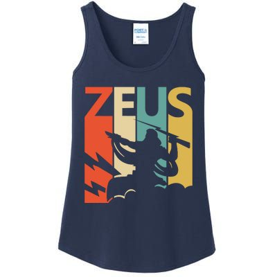 Zeus God Of Thunder Greek Mythology Gift Ladies Essential Tank