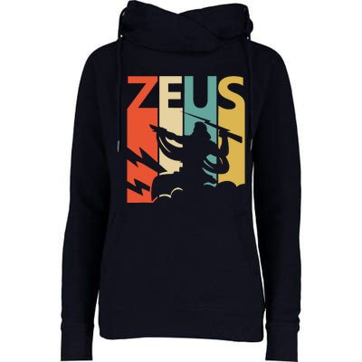 Zeus God Of Thunder Greek Mythology Gift Womens Funnel Neck Pullover Hood