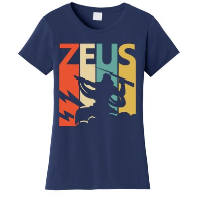 Zeus God Of Thunder Greek Mythology Gift Women's T-Shirt