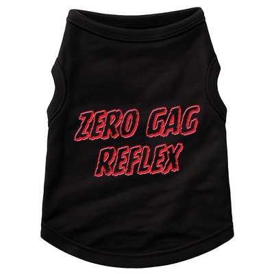 Zero Gag Reflex Meme Funny Bachelorette Party Doggie Tank