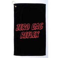 Zero Gag Reflex Meme Funny Bachelorette Party Golf Towel