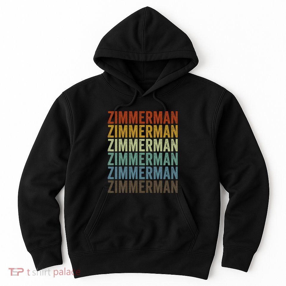 ZIMMERMAN Gift Surname Funny Retro Vintage Hoodie