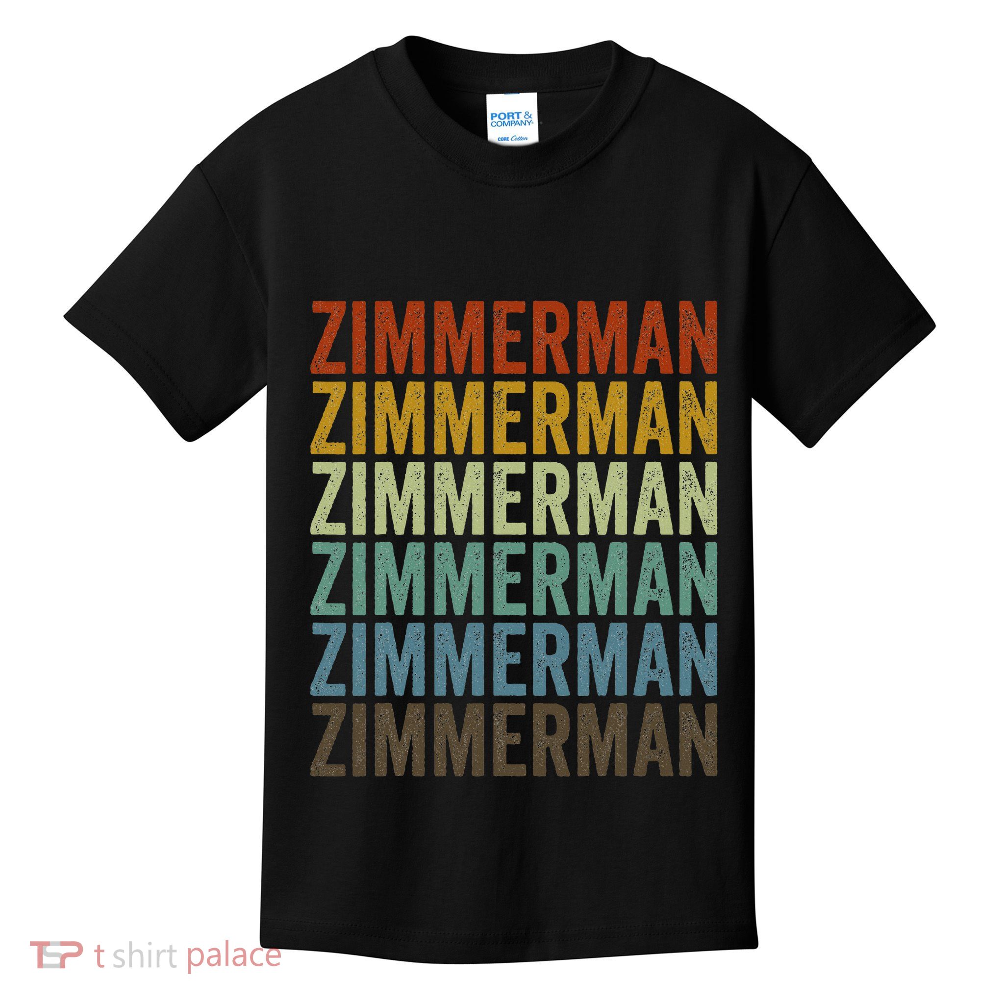ZIMMERMAN Gift Surname Funny Retro Vintage Kids T-Shirt