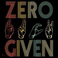 Zero Given Vintage 0 Fucks Given Sign Language Bag