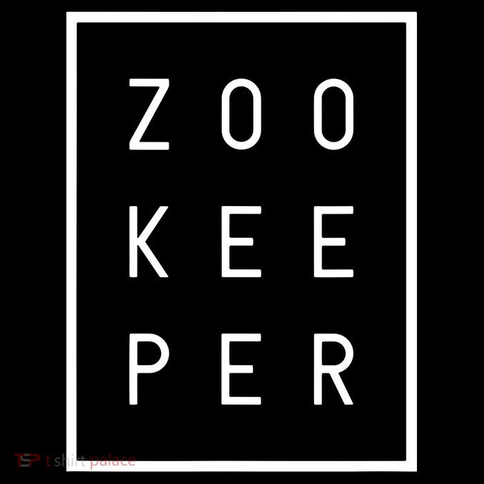 Zookeeper Gifts White Text Zoo Keeper Minimalist City Backpack