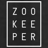 Zookeeper Gifts White Text Zoo Keeper Minimalist 15oz Campfire Ceramic Mug