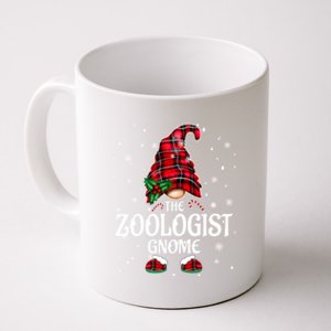 Zoologist Gnome Xmas Family Matching Plaid Christmas Gnomes Gift Coffee Mug